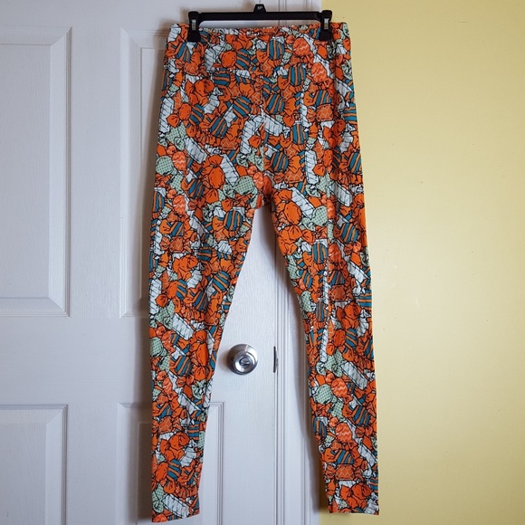 Lularoe Halloween Candy Trick or Treat Leggings TC - Picture 2 of 6